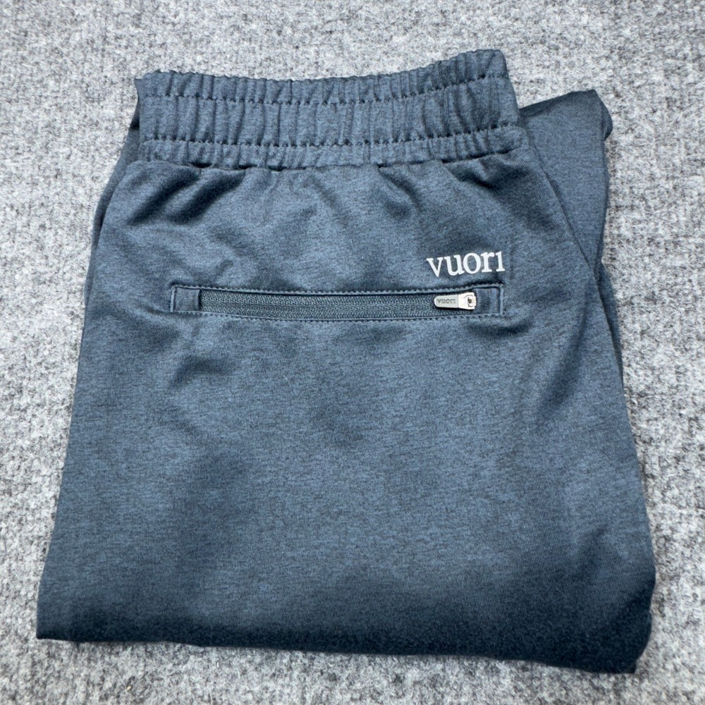 Vuori Pants Mens Small Sunday Performance Track 2.0 Charcoal Gray Jogger